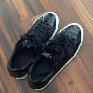 Zara Blue Iridescent Sneakers